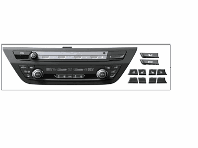 BMW 640i xDrive Gran Turismo Blower Control Switches - 61316834467