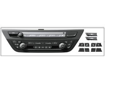 BMW 640i xDrive Gran Turismo Blower Control Switches - 61316834466