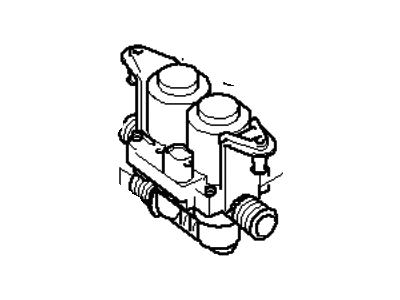 BMW 550i Heater Control Valve - 64116931708