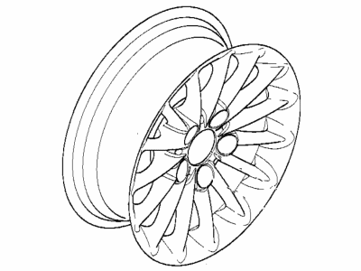 BMW 36111095441 Light Alloy Rim