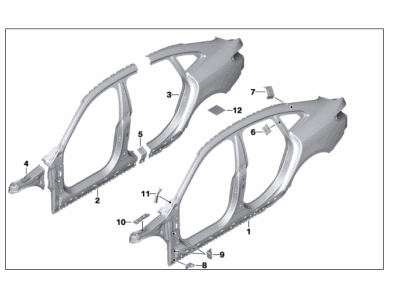 BMW 228i Gran Coupe Weather Strip - 51767224108