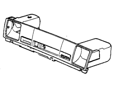 BMW 64221387464 Cover With Grille And Lock