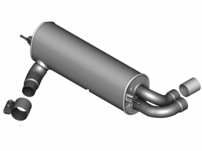 BMW 18302293771 M Performance Silencer