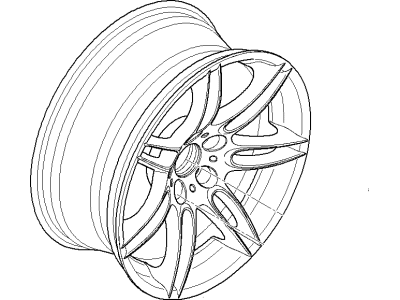 BMW 645Ci Alloy Wheels - 36117841375