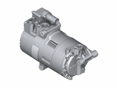 2014 BMW i3 A/C Compressor - 64529496107