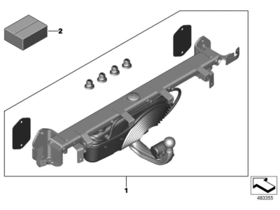 BMW Alpina B7 Fuse Box - 61146837090