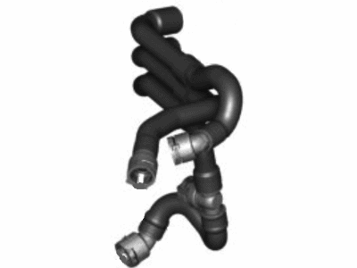 BMW 740Ld xDrive Cooling Hose - 11538573156