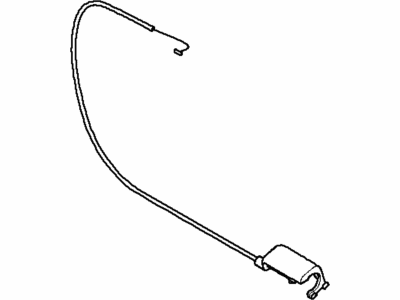 2002 BMW 525i Door Latch Cable - 51247056411