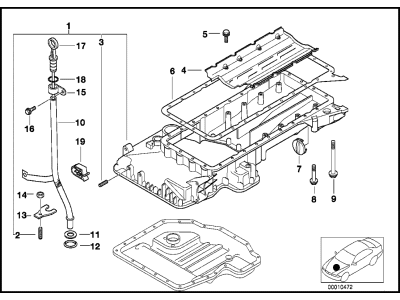 BMW 840Ci Oil Pan - 11131433559