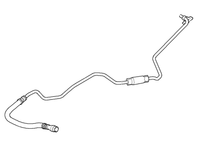 BMW 17227961446 Transmission Oil Cooler Line, Return