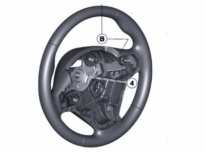 BMW 328i GT xDrive Steering Wheel - 32306854755