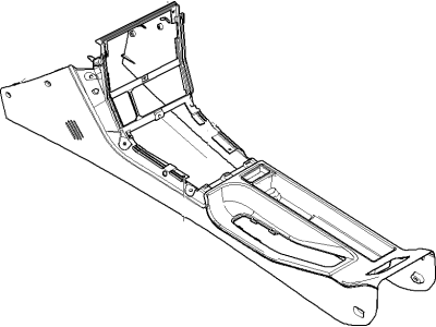 2001 BMW Z3 Center Console Base - 51168398988