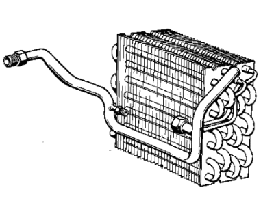 BMW 633CSi A/C Evaporator Core - 64511372363