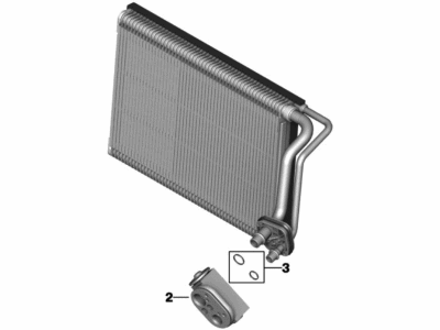 BMW A/C Evaporator Core - 64119396870