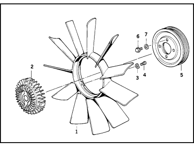 BMW 325is Water Pump Pulley - 11511722567