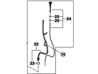 BMW 750i Oil Dipstick - 11438631731