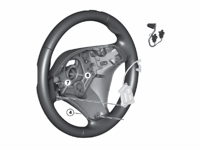 2008 BMW M3 Steering Wheel - 32342283738
