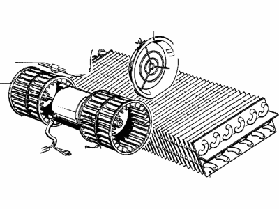 1985 BMW 735i A/C Evaporator Core - 64111380053