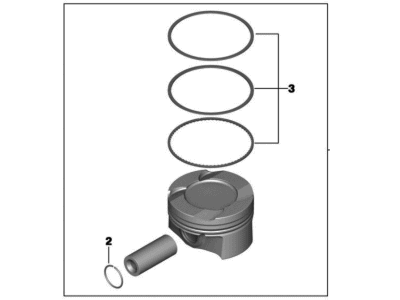 BMW X4 Piston - 11258606459