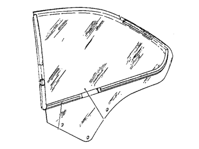 BMW 2800CS Weather Strip - 51367740105