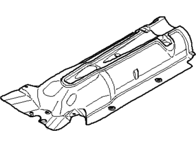 BMW 745i Exhaust Heat Shield - 51488238075