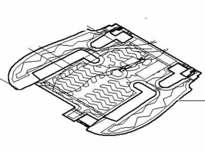 2014 BMW X1 Seat Heater Pad - 64117140538