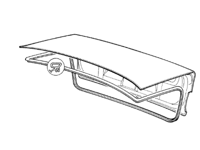 1995 BMW 530i Weather Strip - 51718107689