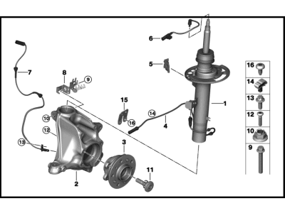 BMW X4 M Ball Joint - 31108090428