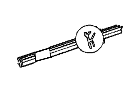 1995 BMW 530i Weather Strip - 51228102825