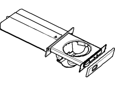 2006 BMW 550i Cup Holder - 51457063179