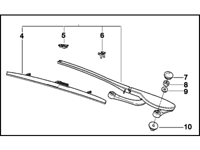 BMW 61618209880 Right Wiper Arm