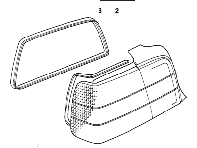 1994 BMW 318i Back Up Light - 63211393429