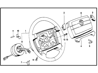 BMW M6 Air Bag Sensor - 65771371462