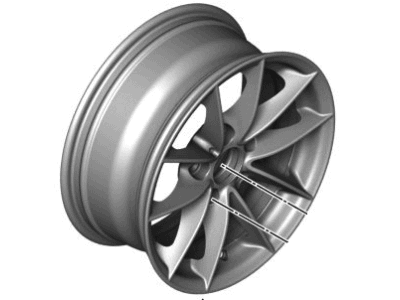 BMW 128i Alloy Wheels - 36116795207