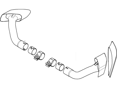 BMW X6 Tail Pipe - 18302336745