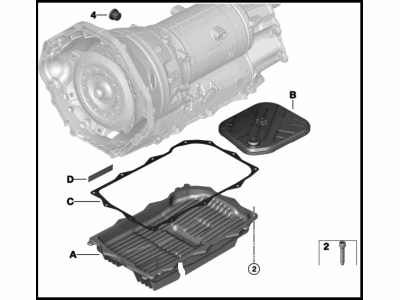 BMW X4 M Transmission Pan - 24119503407