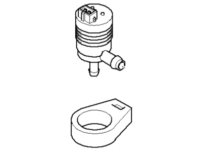 BMW 540i Fuel Tank Vent Valve - 13901433603