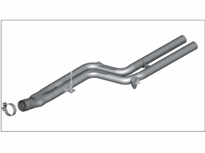 BMW 740i Exhaust Pipe - 18307631309