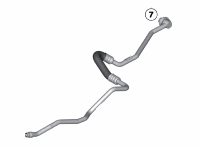 BMW 750Li xDrive Oil Cooler Hose - 17227619775