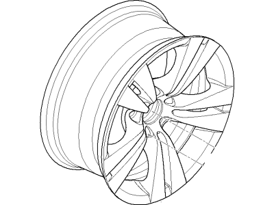 2007 BMW 525xi Alloy Wheels - 36116783285
