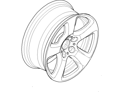 BMW 530xi Alloy Wheels - 36116777760
