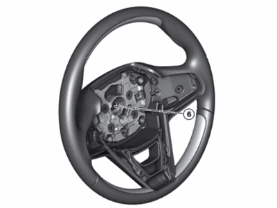 BMW 32306883693 Leather Steering Wheel Rim