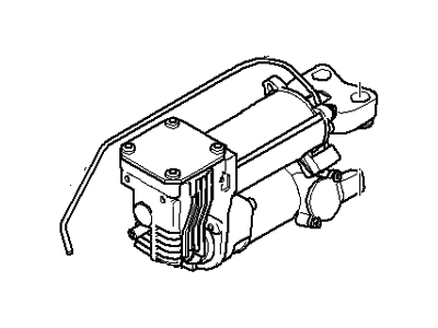 2009 BMW 535i xDrive Air Suspension Compressor - 37106793778