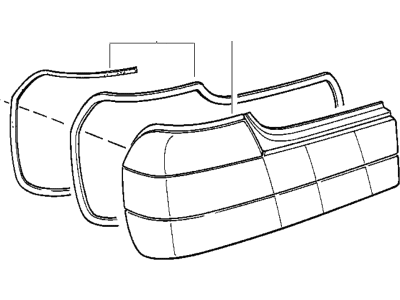 1990 BMW 735iL Back Up Light - 63211379497