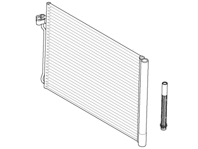 BMW X6 A/C Condenser - 64509166098