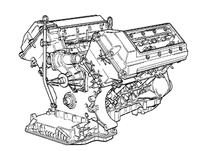 BMW 11001439766 Exchange Short Engine