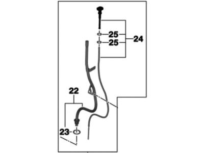 2020 BMW X7 Oil Dipstick - 11438696106