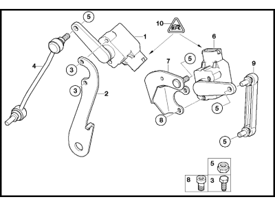 BMW 745i Front Cross-Member - 31106769459