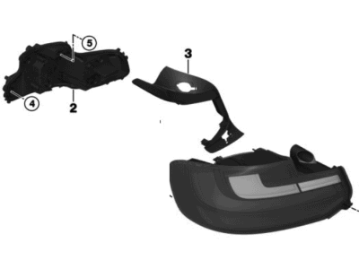 2016 BMW M235i Back Up Light - 63214818179