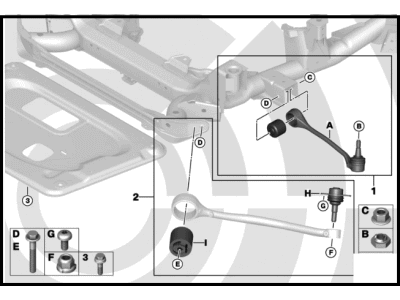 2008 BMW X3 Control Arm - 31103412137